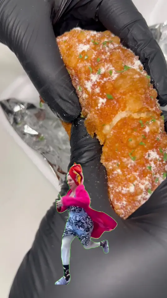 Gary's Brewery & Biergarten in Pensacola showing event, peach festival, food, jumbo chicken egg rolls, video by allgasnobrakesreloaded on TikTok