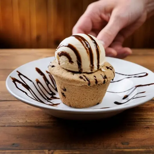 Gator's Dockside Highland City in Lakeland showing food, chocolate chip lava cookie, video by Gator's Dockside - Highland City on Facebook