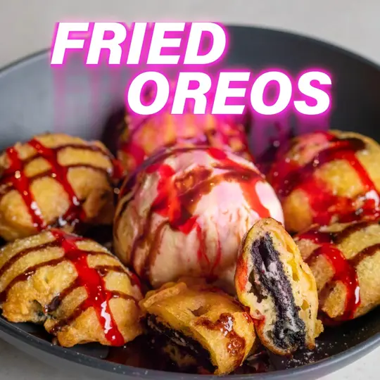 Gator's Dockside Ocala in Ocala showing dessert, fried oreos, video by Gators Dockside Ocala on Facebook