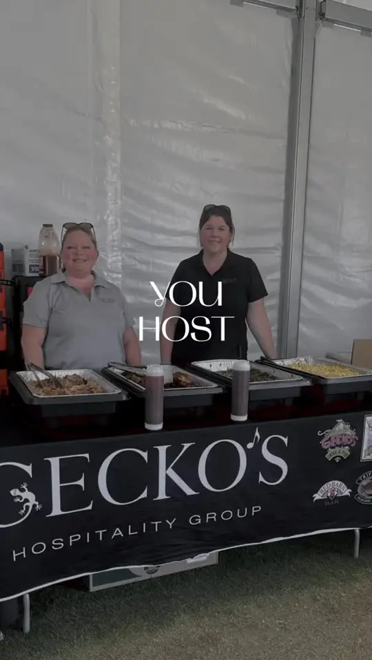 Gecko's Grill & Pub - Twelve Oaks Plaza in Bradenton showing catering services, corporate gatherings, private parties, video by Gecko's Grill & Pub on Facebook