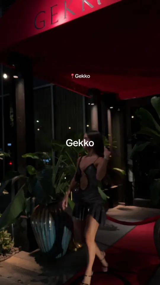 Gekko in Miami showing sushi, restaurant visit, video by candelacimino on TikTok