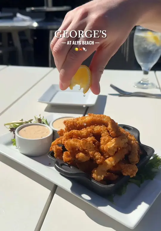 George's At Alys Beach in Alys Beach showing food, sesame & avocado fresh crab salad, video by bethanylearmont on TikTok