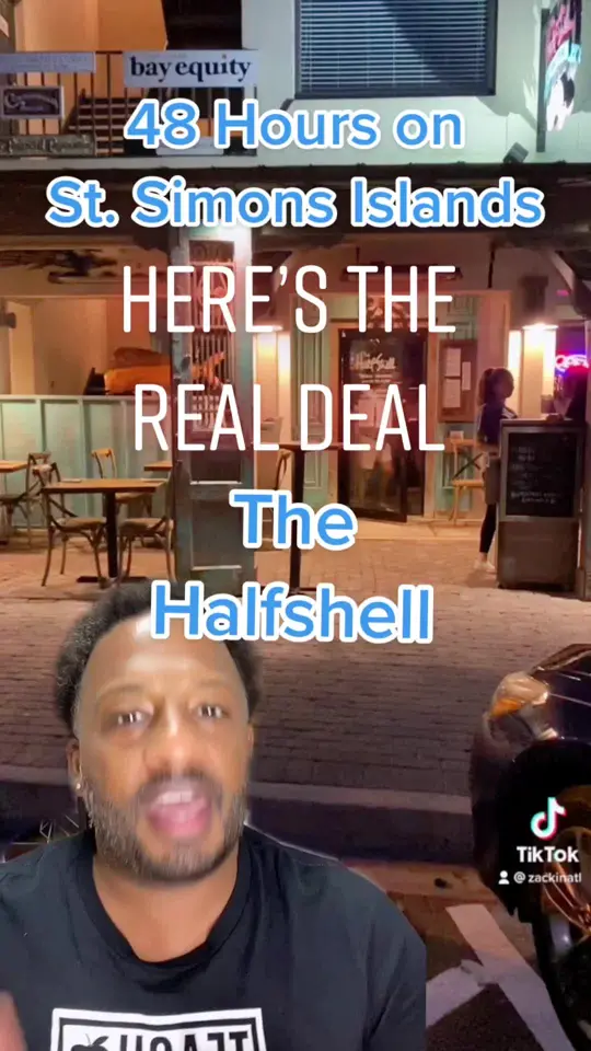 Georgia Sea Grill in St Simons Island showing food review, restaurant visit, video by zackinatl on TikTok