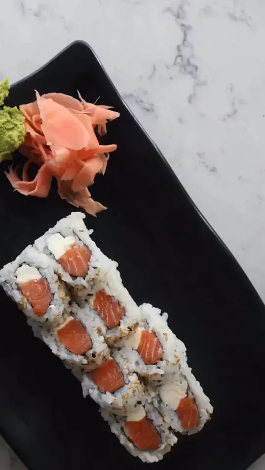 GG’s at The Bridges in Delray Beach showing food, sushi rolls, video by GG’s at The Bridges on Facebook