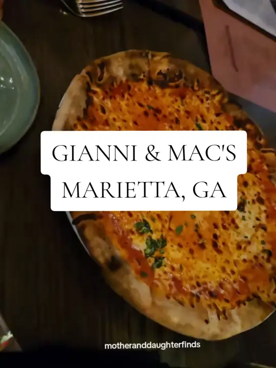 Gianni & Mac's Ristorante in Marietta showing review, visit, food, entrees, appetizers, affogato, video by motheranddaughterfinds on TikTok