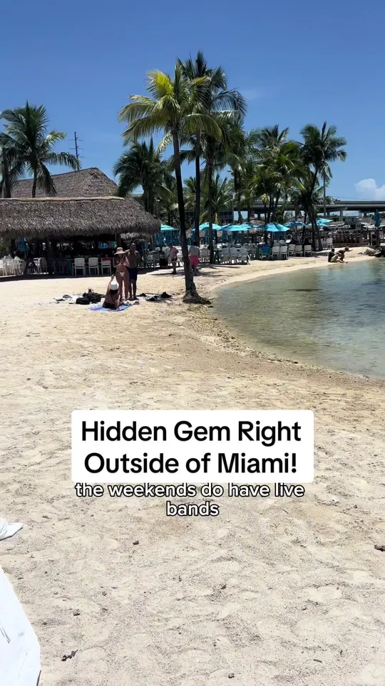 Gilbert's Tiki Bar in Key Largo showing visit, review, atmosphere, manatee sighting, video by itskittycurtis on TikTok