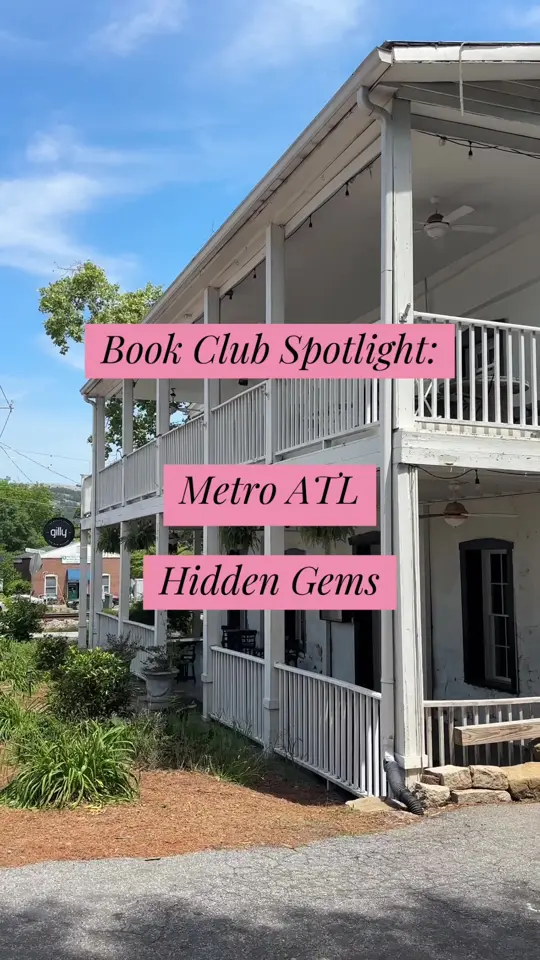 Gilly Brew Bar in Stone Mountain showing review, visit, book club meetup, poetry workshops, creative events, artist studios, video by nomadnirvanabooks_ on TikTok