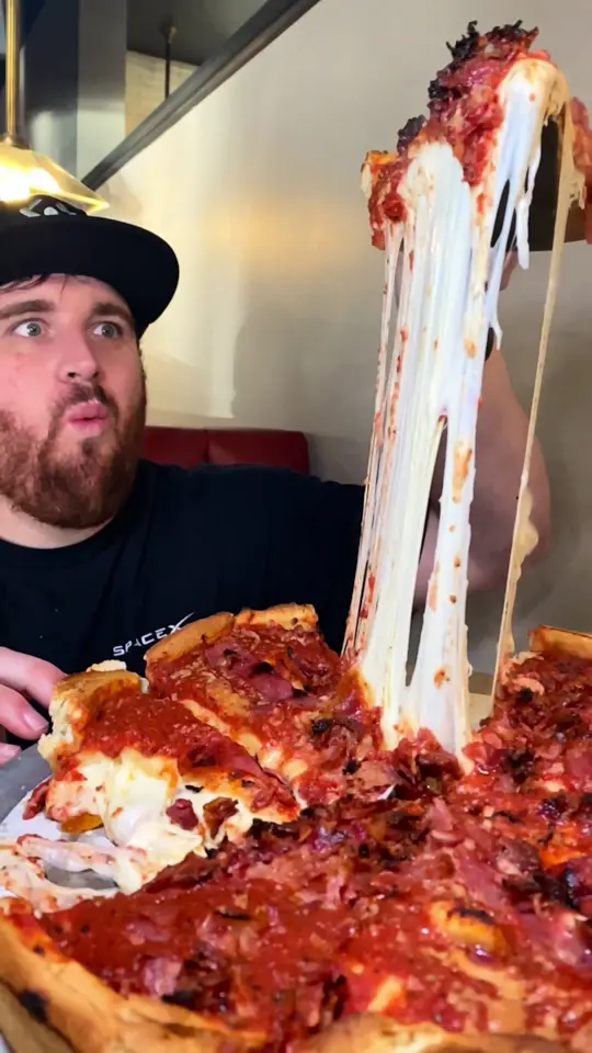 Giordano's on TikTok, video by foodyfellowship