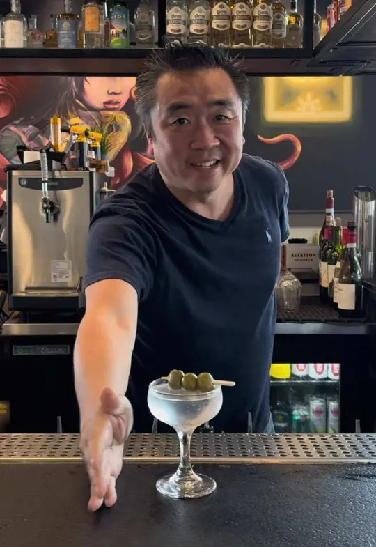 Girl Diver in Atlanta showing cocktail, day drinking, video by girldiveratl on TikTok