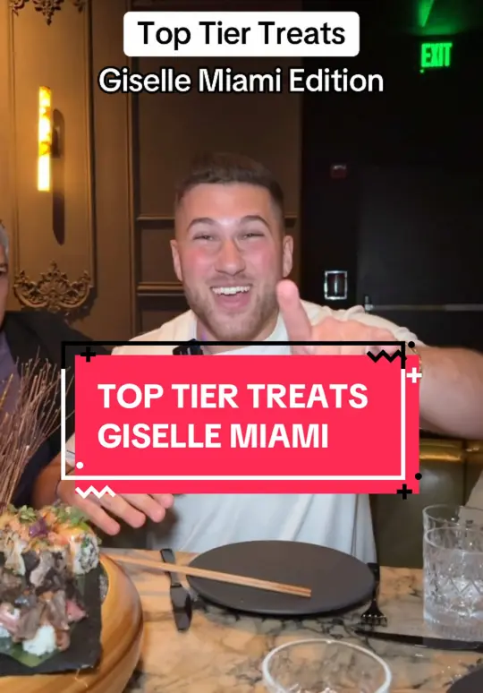 Giselle Miami in Miami showing seafood tower, seafood, video by mikeiseating on TikTok