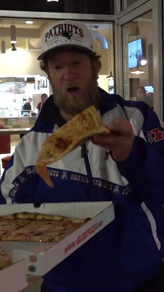 Glide Pizza in Atlanta showing review, pizza, video by Barstool Sports on YouTube
