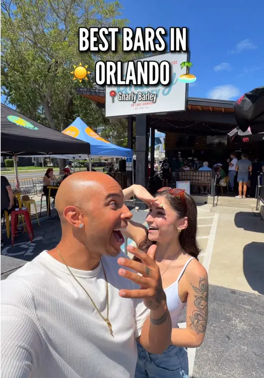 Gnarly Barley in Orlando showing bar, putting green, video by showmelovejete on TikTok
