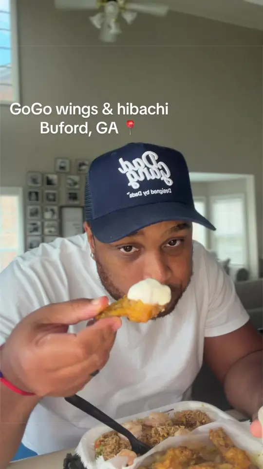 GoGo Wings & Hibachi in Buford showing food, wings, video by shawneatzzz on TikTok