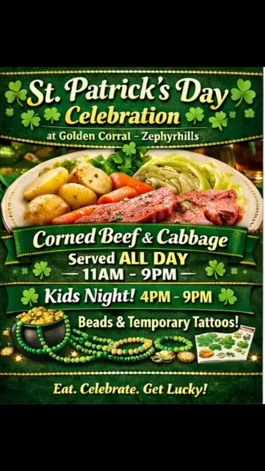 Gc Grill House By Golden Corral Lake Placid in Florida showing buffet, dinner buffet, kids night, video by Golden Corral Buffet & Grill on Facebook