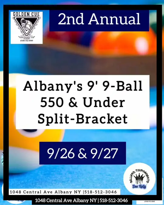 Golden Cue Billiard Lounge in Albany showing bar, billiards, video by Golden Cue Billiards & Bar on Facebook
