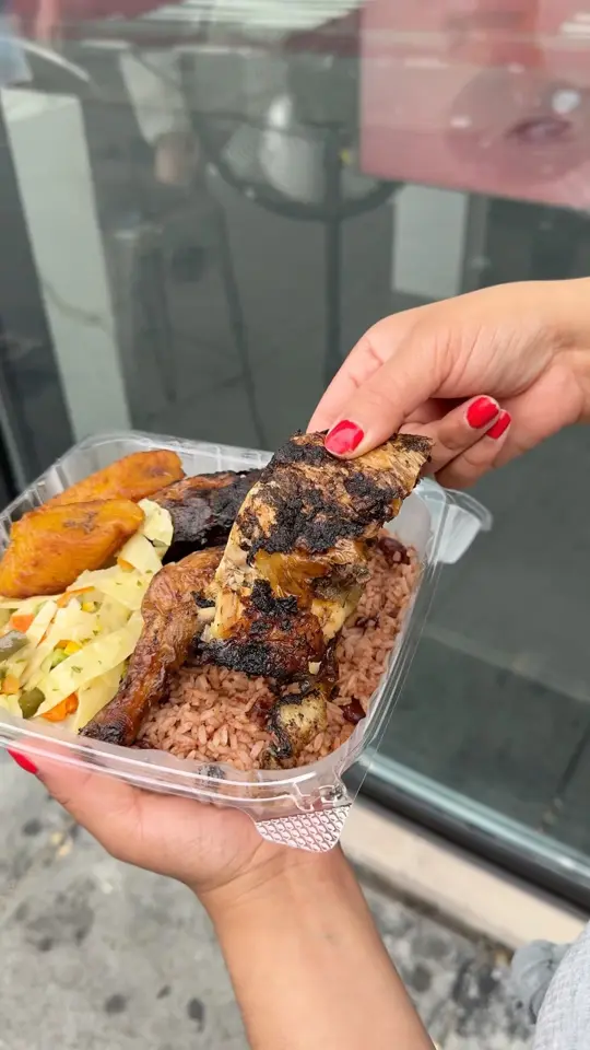 Golden Krust Caribbean Restaurant in Douglasville showing restaurant, jamaican food, video by GoodbytesTV on YouTube