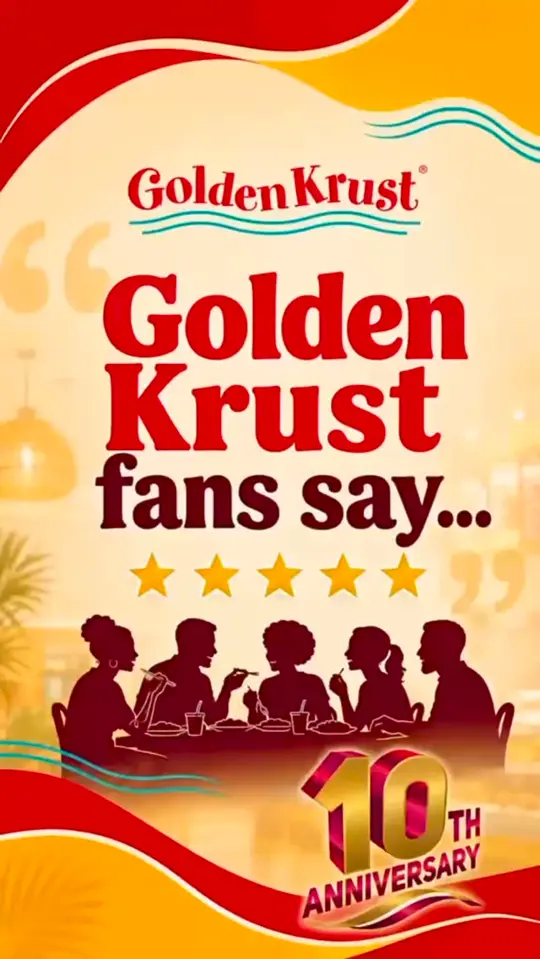 Golden Krust Caribbean Restaurant in Lawrenceville showing review, visit, video by Golden Krust on Facebook