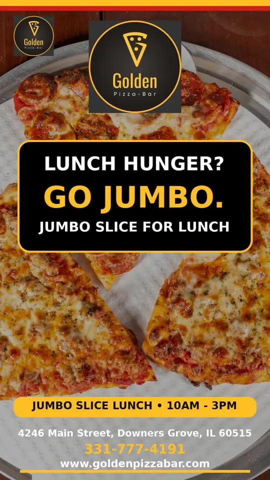 Golden Pizza Italian Restaurant in Winter Park showing pizza, video by golden.pizza.bar on TikTok