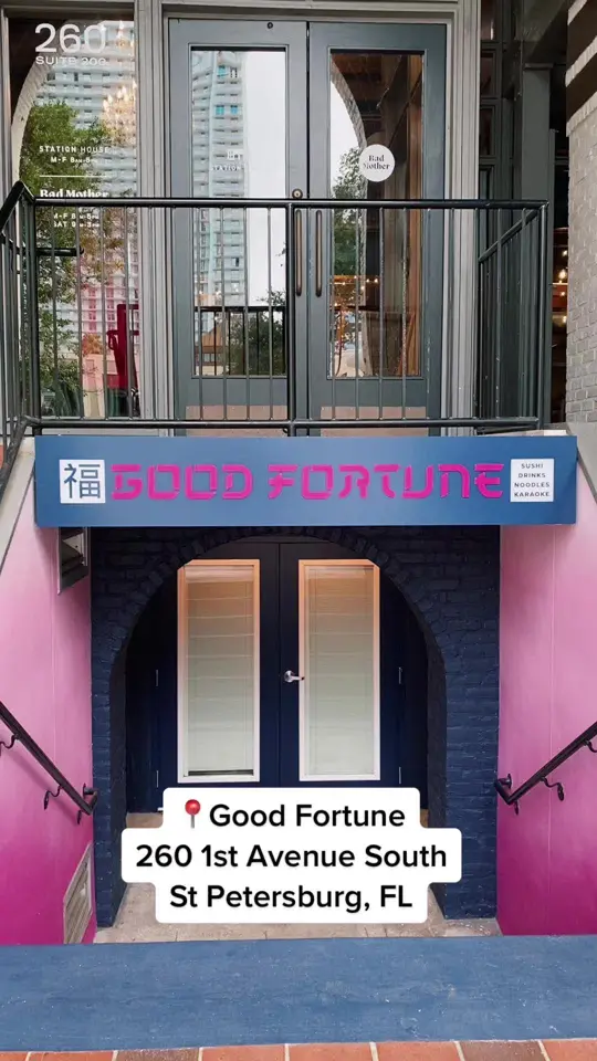 Good Fortune in St. Petersburg showing review, visit, video by thetampabayguide on TikTok
