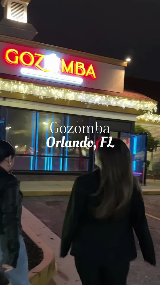 Gozamba Restaurant & Lounge in Orlando showing restaurant visit, latin cuisine, mofongo, surf and turf, nightclub atmosphere, latin music, video by _adatewithkait on TikTok