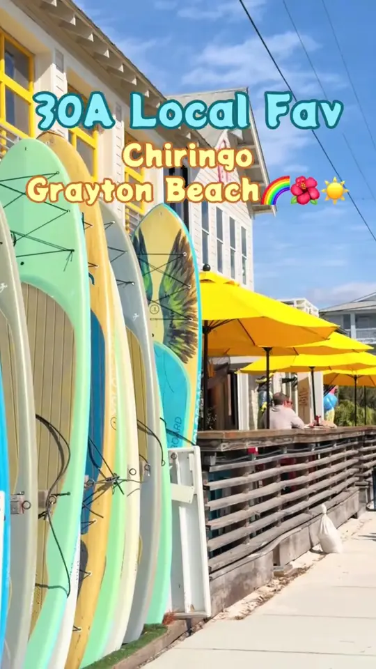 Grayton Seafood in Santa Rosa Beach showing food, snapper dip, cocktail, ringo rita, food, ahi taco, video by floridatravelclub on TikTok