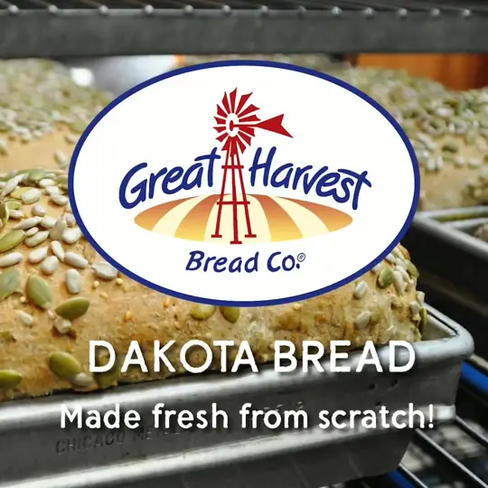 Great Harvest Bread Co. - Loganville in Loganville showing food, freshly milled whole grain flour, yeast, water, honey, salt, pumpkin seeds, sunflower seeds, sesame seeds, millet, video by Great Harvest Bread Co. Loganville, Geor on Facebook