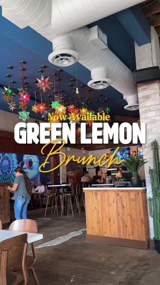Green Lemon in Tampa showing brunch, weekend brunch, video by sweetas_kai on TikTok