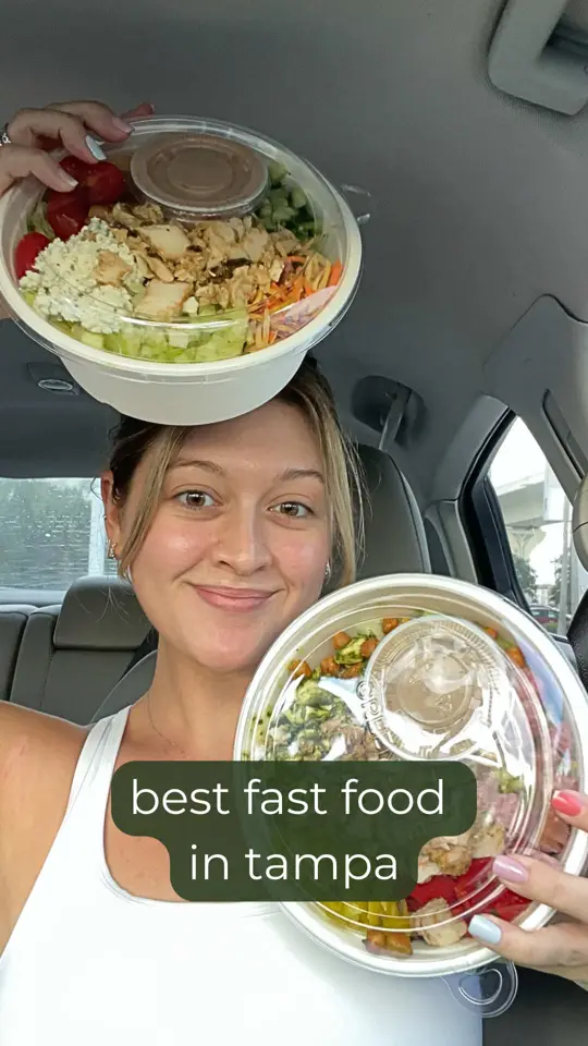 Greenlane in Lutz showing restaurant visit, healthy fast food, video by the.checkpls on TikTok