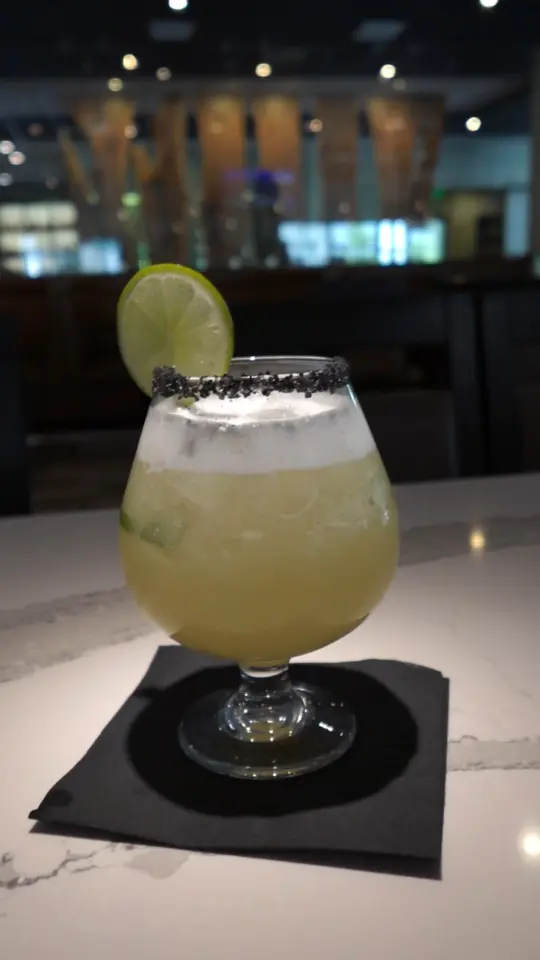  in Florida showing cocktail, main st. margarita, happy hour, video by GROVE Restaurant - Patio - Ballroom on Facebook