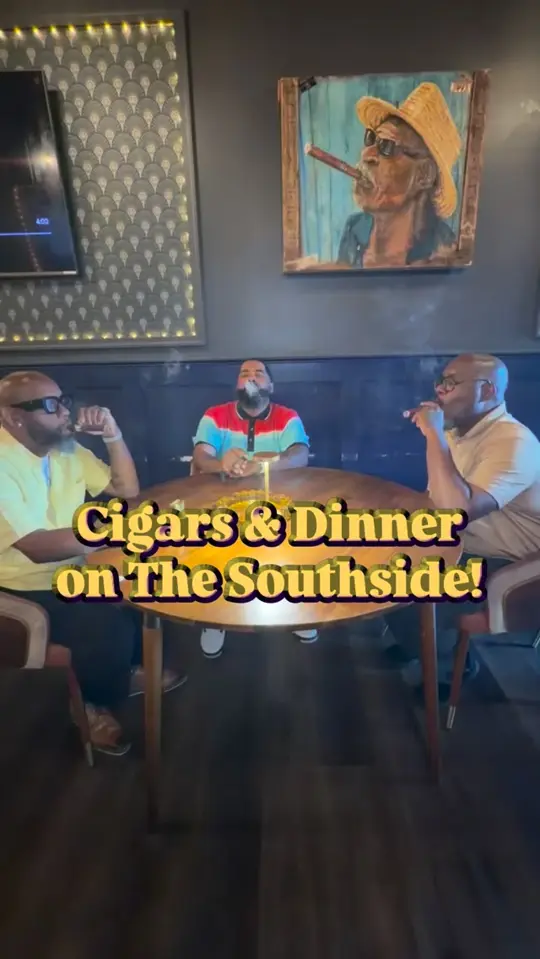 Grown and Sexy Tavern in Atlanta showing review, cigar lounge, large celebration, video by Kristen Truitt on Facebook