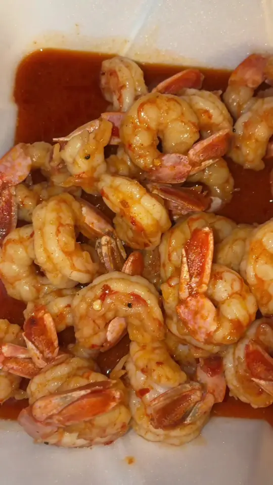 Gulf Coast Seafood Market and Restaurant in Pensacola showing shrimp, steam shrimp, video by stylishbeautykollection on TikTok