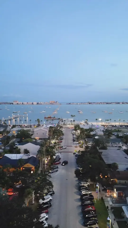  in Florida showing atmosphere, sunset view, beach, video by Gulfport Brewery + Eatery on Facebook