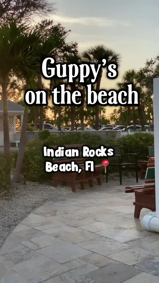 Guppy's On the Beach in Indian Rocks Beach showing review, visit, video by diannizgonz on TikTok