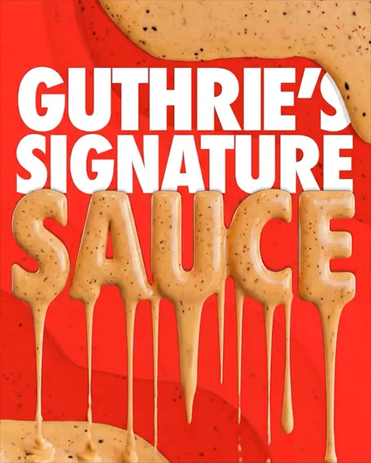 Guthrie’s in Panama City Beach showing food, signature sauce, video by Guthrie's Chicken on Facebook