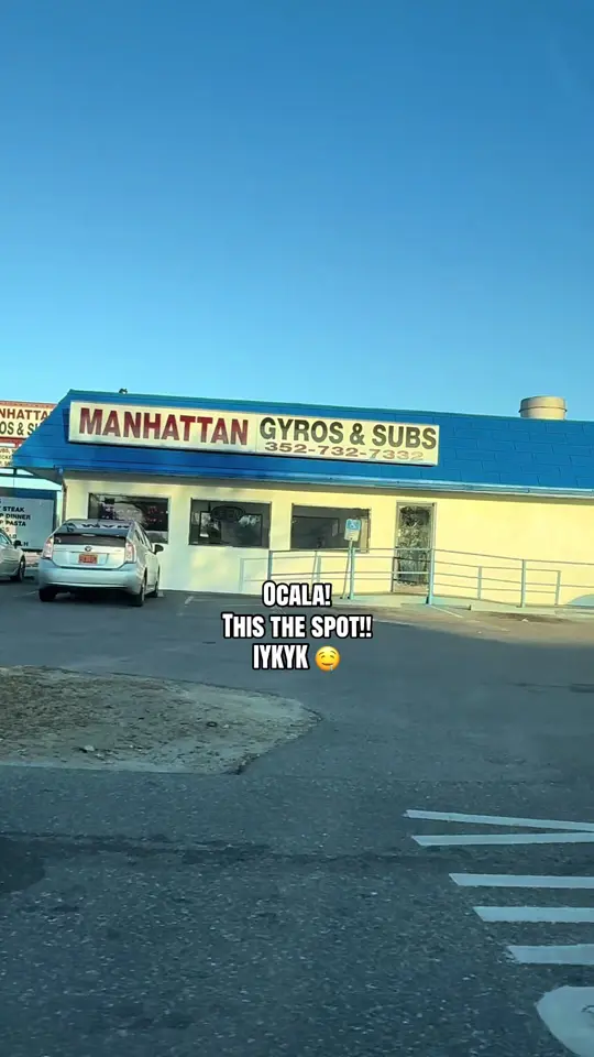 Gyro Grill in Ocala showing review, visit, gyro, sub, video by fladventureswithkelsi on TikTok