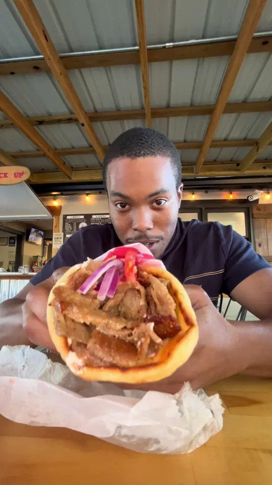 Gyros to Go in Conyers showing food, mediterranean food, video by therealgagrubs on TikTok