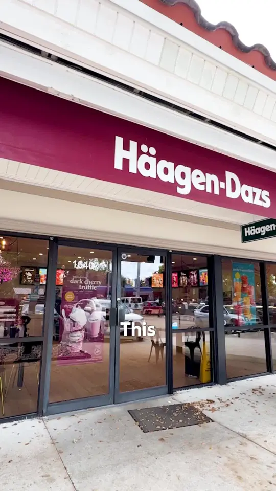 Häagen-Dazs in Miami showing ice cream, premium ice cream, video by haagendazs_ml on TikTok