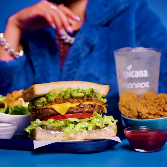Habit Burger Grill in Boca Raton showing food, $10 gotta habit meal deal, video by Habit Burger & Grill on Facebook