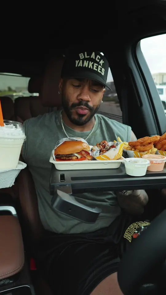 Habit Burger Grill in Cutler Bay showing burger, korean inspired menu, video by kingschratz on TikTok