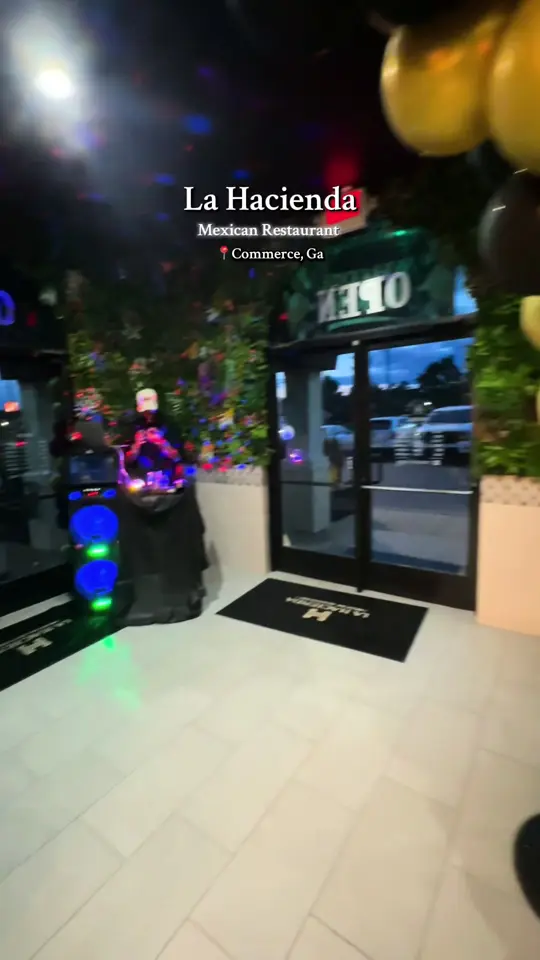 Hacienda Bar & Grill in Dawsonville showing visit, atmosphere, video by la.hacienda.comme on TikTok
