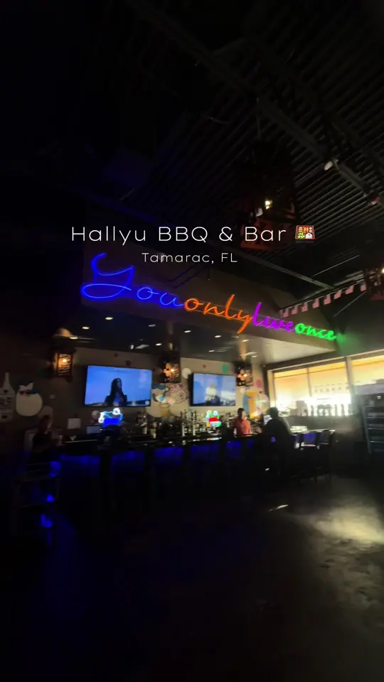 HALLYU KOREAN BBQ & BAR in Tamarac showing visit, restaurant, video by rubiesscube on TikTok