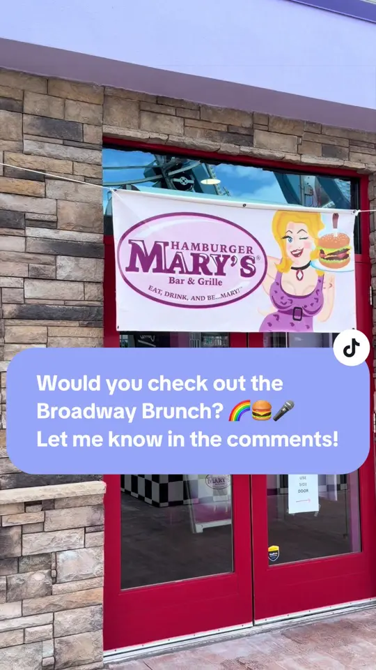 Hamburger Mary's Orlando/Kissimmee on TikTok, video by stephylovestravel