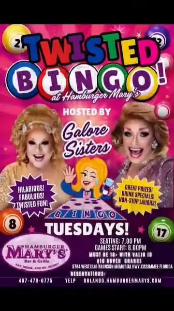 Hamburger Mary's Orlando/Kissimmee in Kissimmee showing live music, event, video by Hamburger Mary Orlando on Facebook