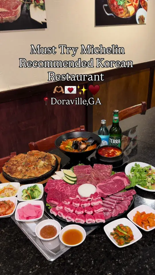 Han Il Kwan (한일관) in Doraville showing restaurant visit, korean bbq, tofu soup, seafood noodles, video by travelfoodie_ishy on TikTok