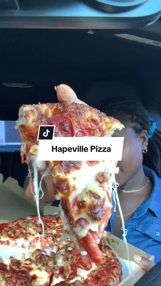 Hapeville Pizza Company in Hapeville showing pizza, lemon pepper chicken pizza, video by shantheleo on TikTok