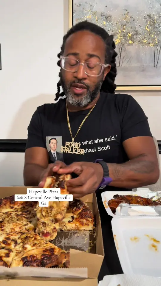 Hapeville Pizza Company in Hapeville showing pizza, review, video by girldadmysuperpower on TikTok