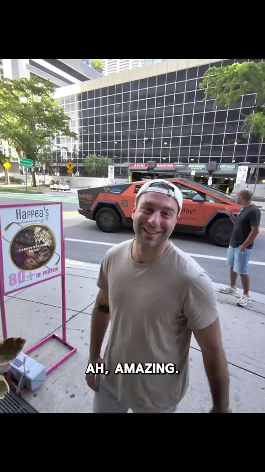 Happea's Mediterranean Grill in Miami showing hospitality, atmosphere, visit, video by happeasmiami on TikTok