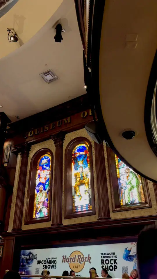 Hard Rock Cafe - Orlando in Orlando showing visit, food, atmosphere, bar, video by see.uo on Facebook