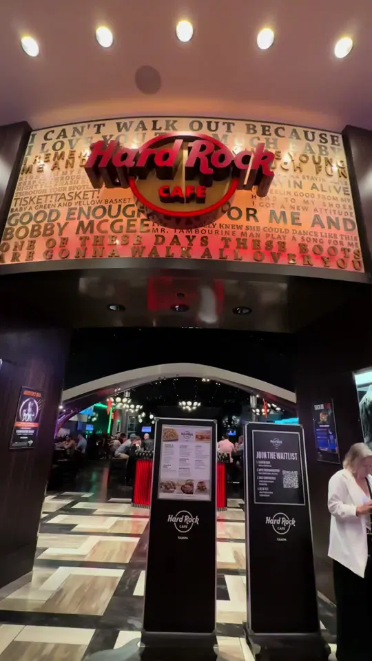 Hard Rock Cafe on TikTok, video by courtk392