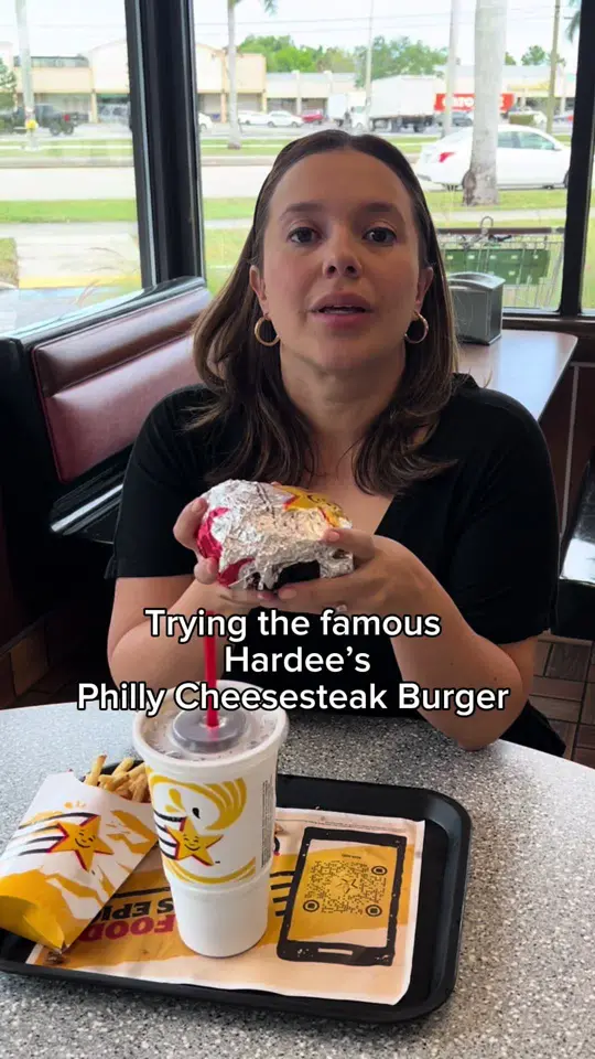 Hardee's on TikTok, video by loveswfl